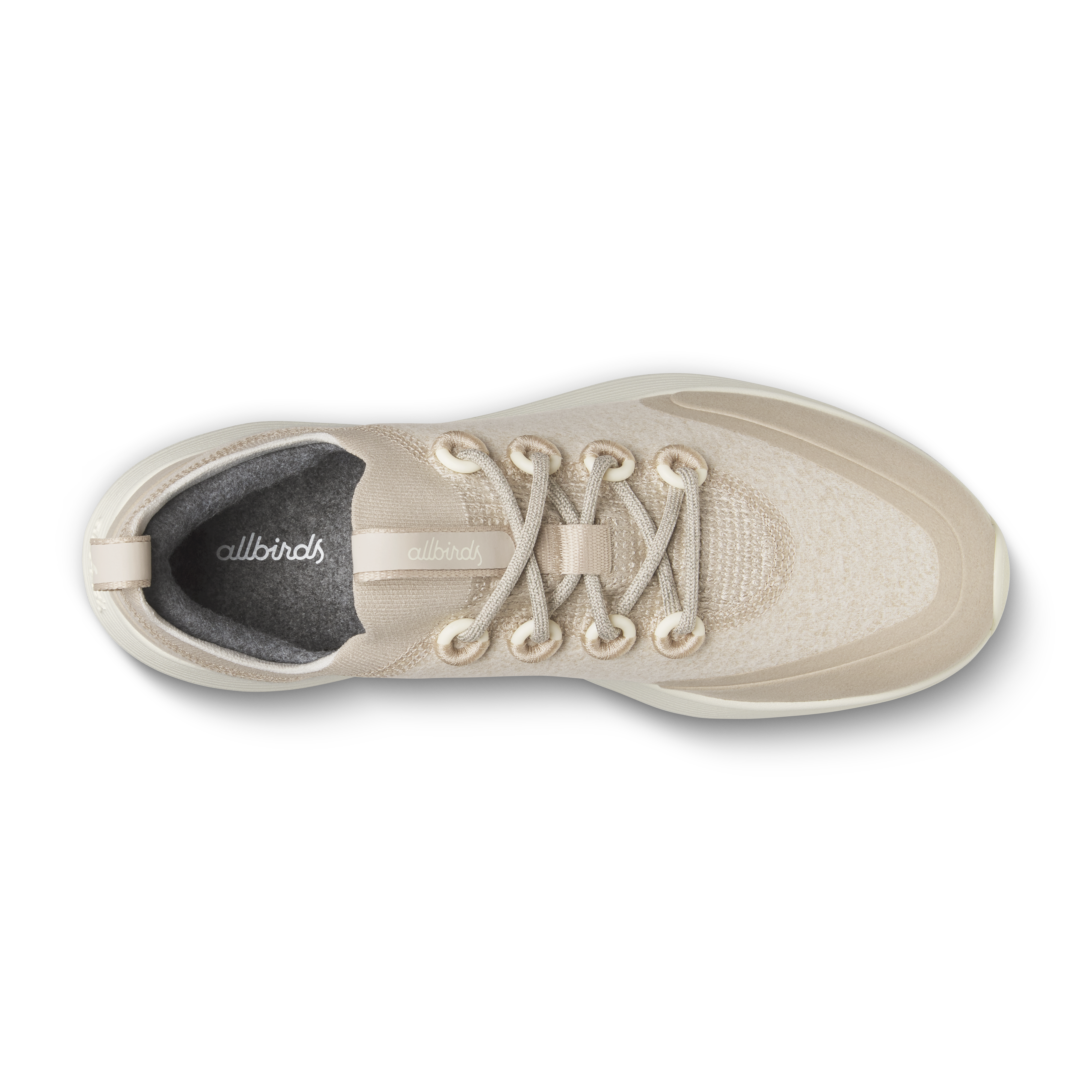 Women's Wool Strider - Rugged Beige (Natural White Sole)