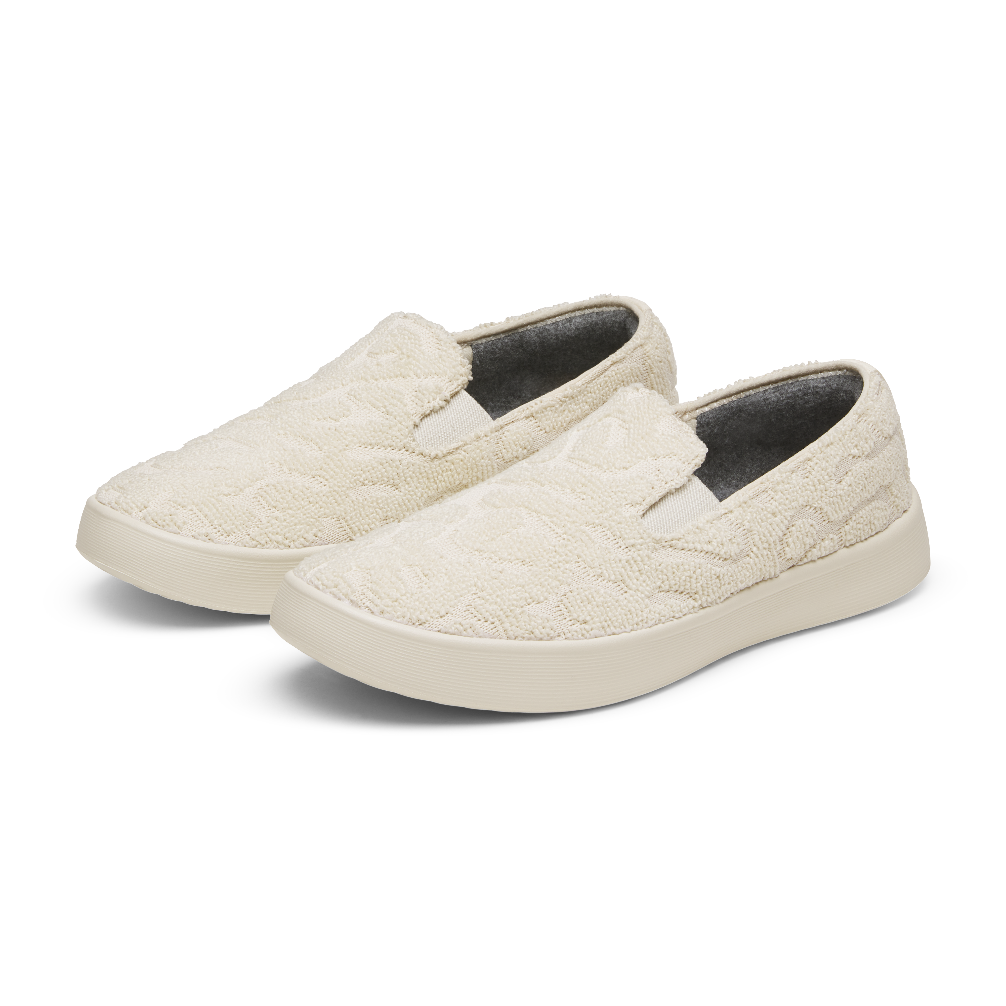 Men's Cruiser Slip On Terry - Warm White (Warm White Sole)