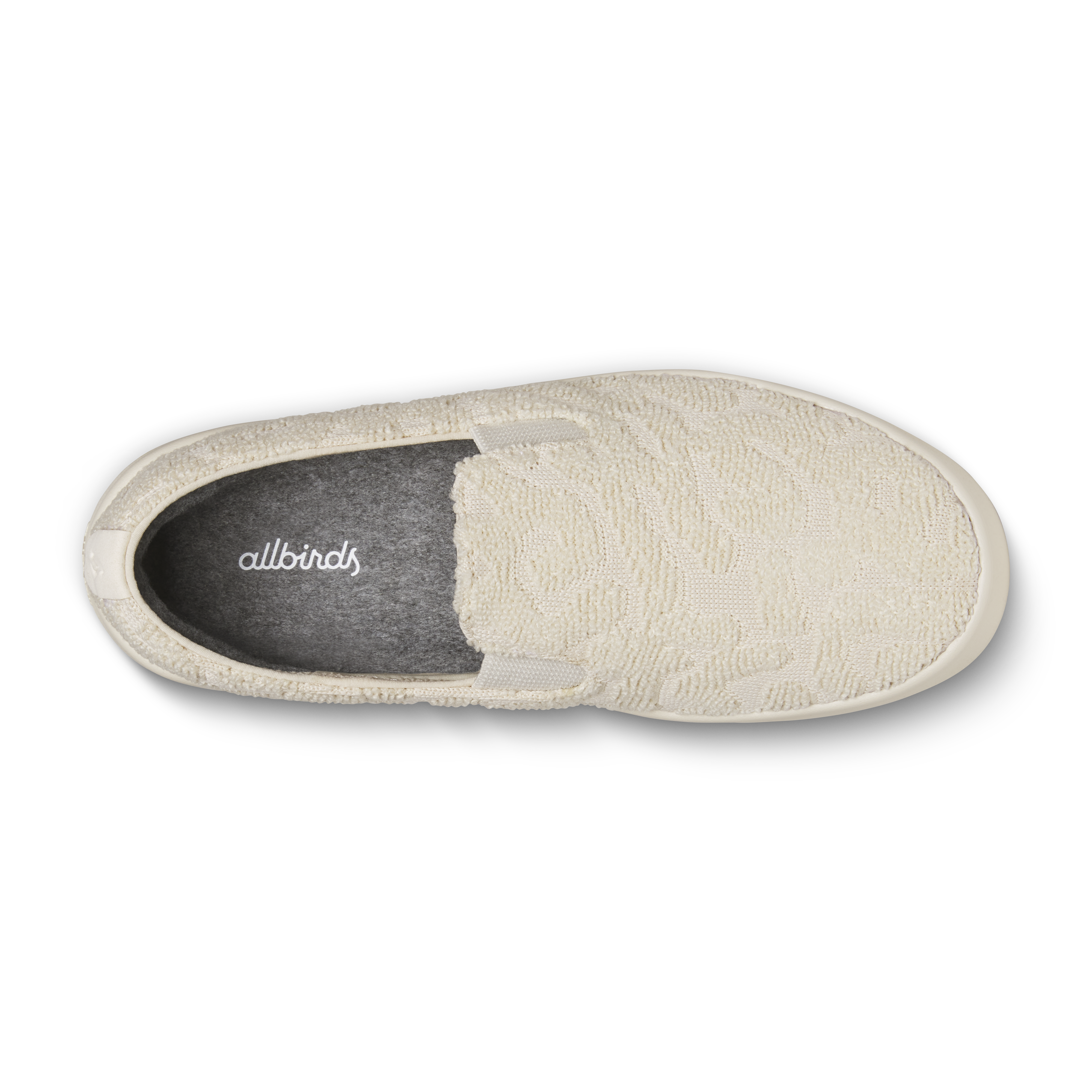Men's Cruiser Slip On Terry - Warm White (Warm White Sole)