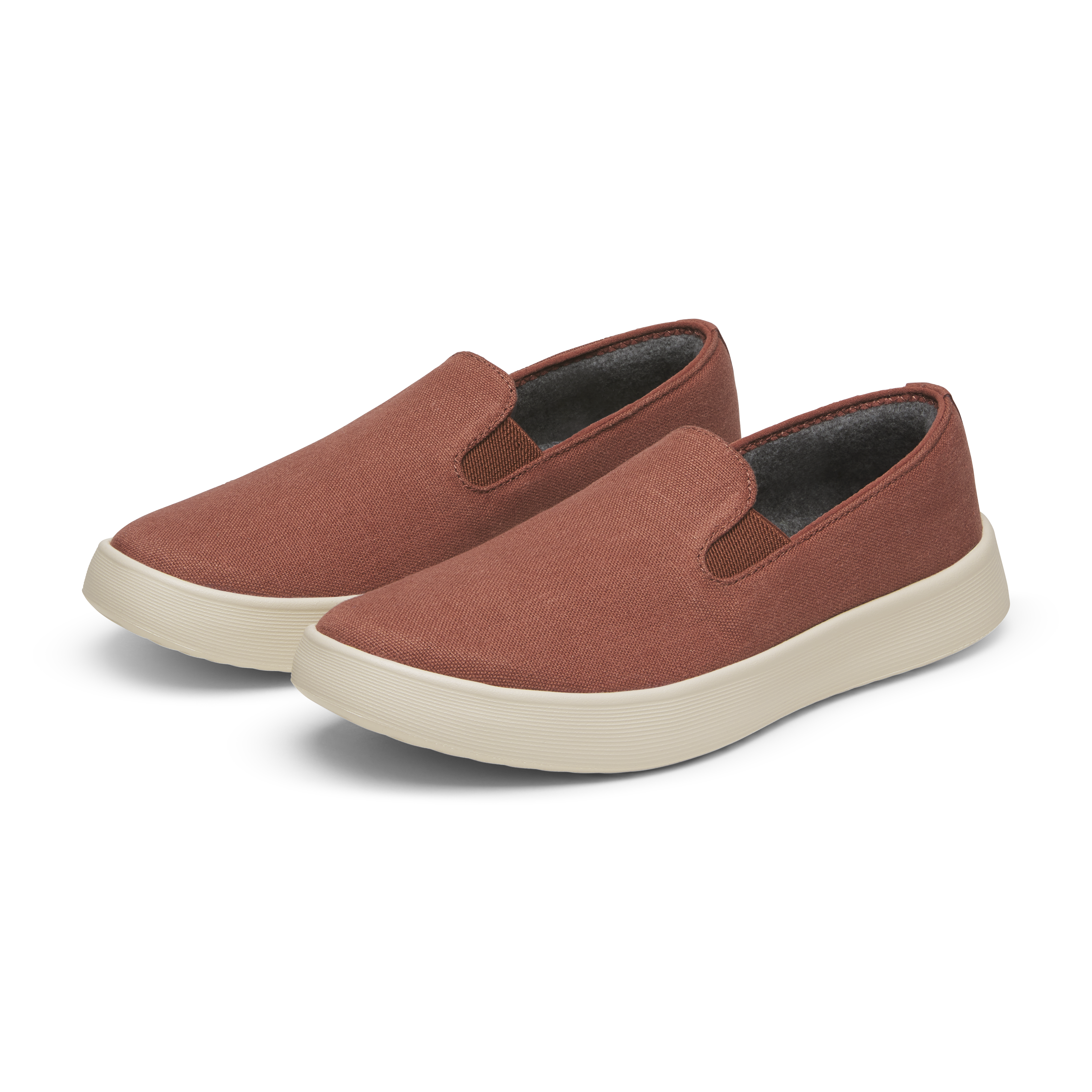 Women's Canvas Cruiser Slip On - Auburn (Warm White Sole)